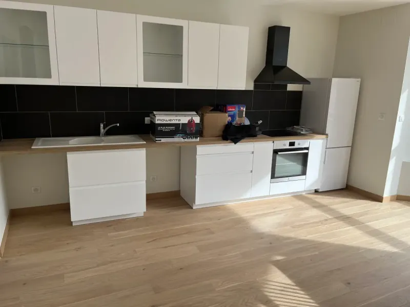 Cuisine rénovée par ARPE, chantier Abrivoir
